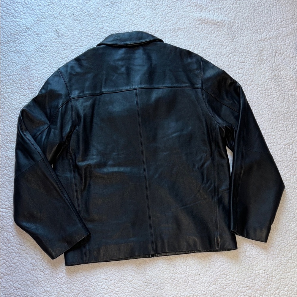 Alfani Women's Elegant Black Leather Jacket - Picture 14 of 14